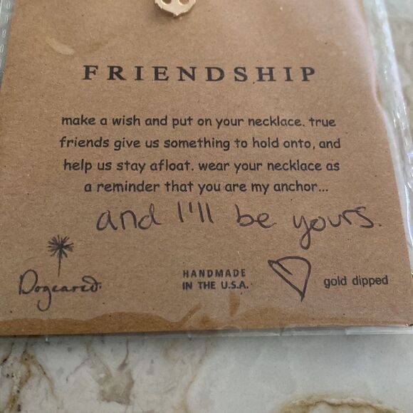 NEW! Gold Dipped Friendship Necklace - Picture 5 of 6